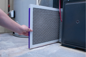 Furnace filter replacement in Darien, Illinois