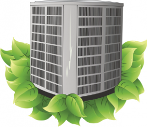 Outdoor HVAC condenser unit